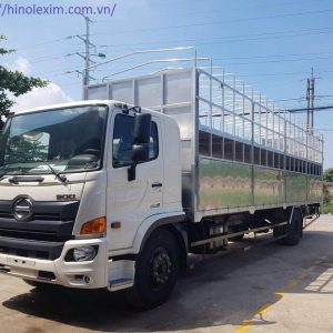 xe hino 8 tấn 2 tần thùng chở xe máy 10m