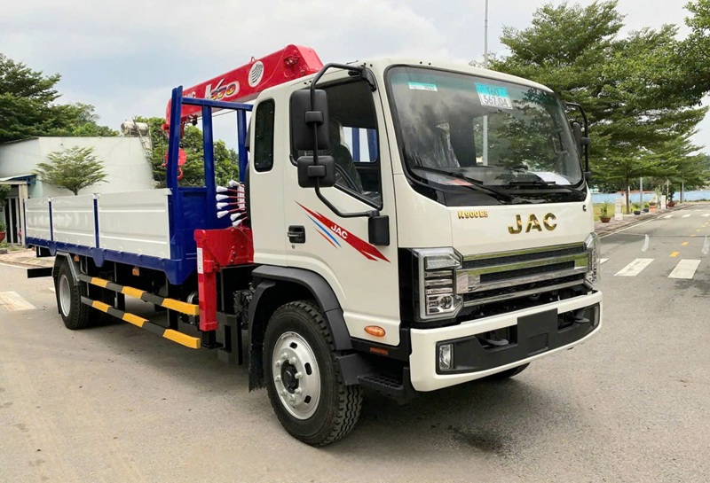 JAC 9 TẤN GẮN CẨU UNIC 370  4 KHÚC EURO5